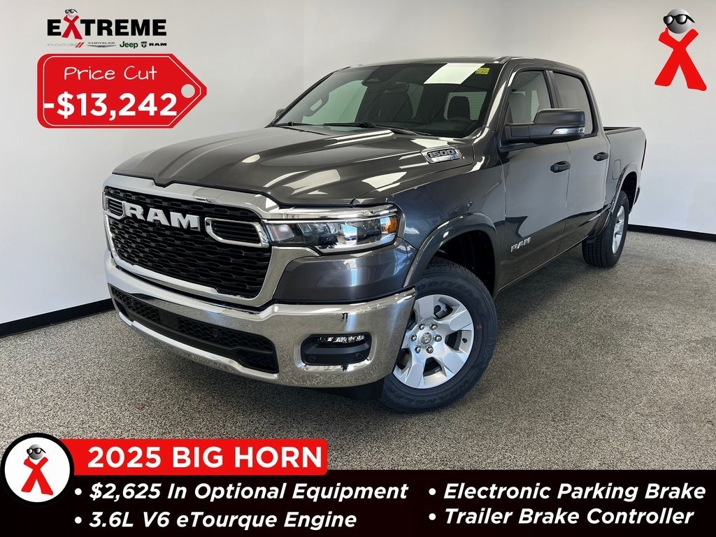 New 2025 Ram 1500 BIG HORN CREW CAB 4X4 5'7 BOX Pickup