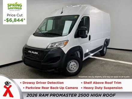 2026 Ram ProMaster PROMASTER 2500 TRADESMAN CARGO VAN HIGH ROOF 136' Cargo Van