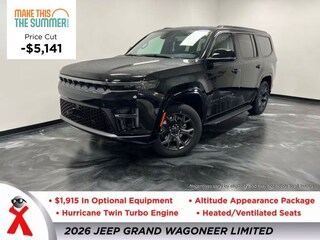 New  2026 Jeep Grand Wagoneer LIMITED ALTITUDE 4X4 Sport Utility For Sale Jackson MI