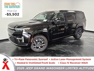 New  2026 Jeep Grand Wagoneer LIMITED ALTITUDE 4X4 Sport Utility For Sale Jackson MI