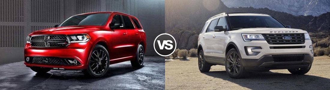 2017 Dodge Durango vs Ford Explorer