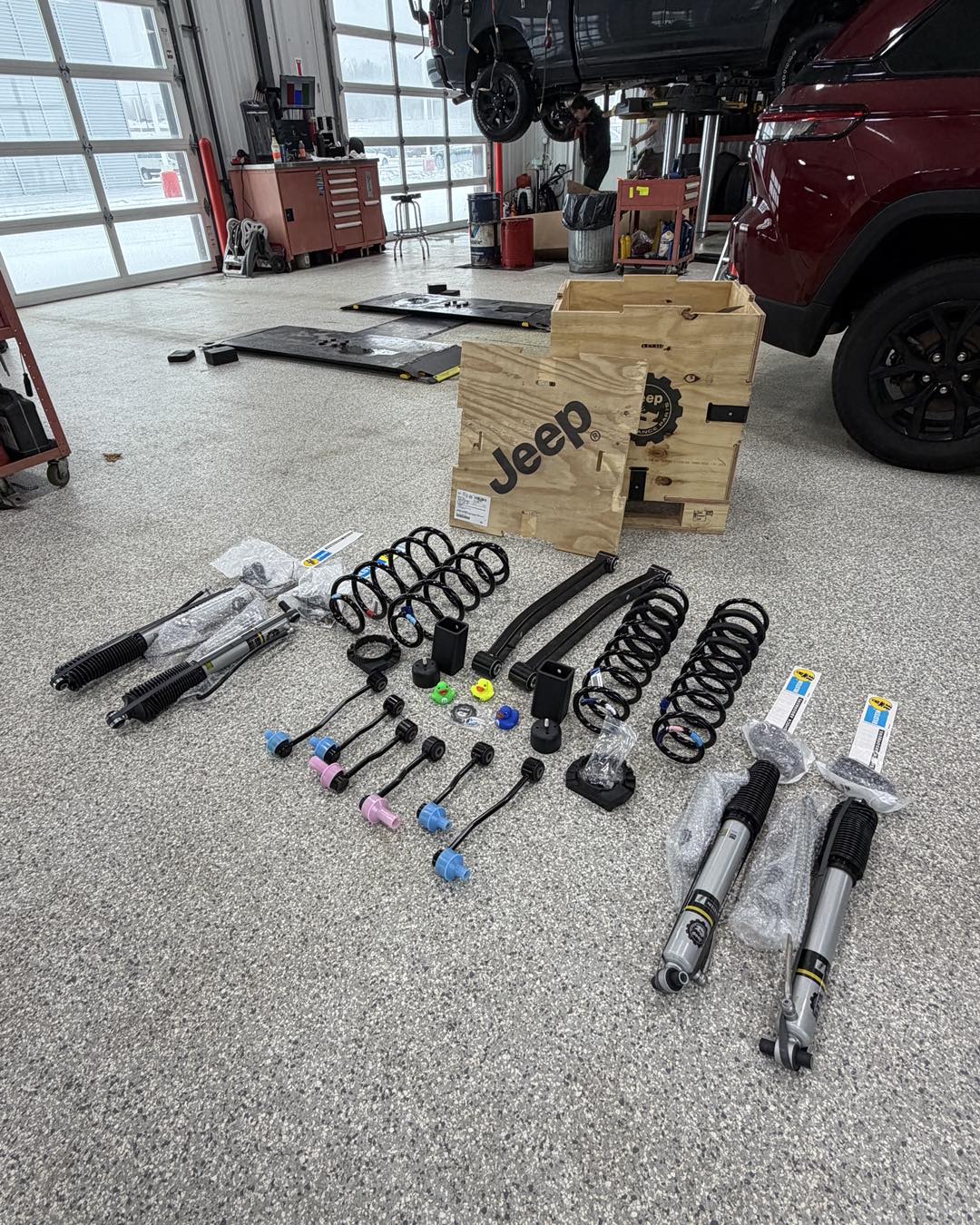 Mopar Lift Kit on a Jeep Wrangler