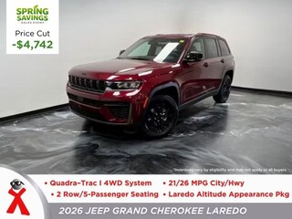 New  2026 Jeep Grand Cherokee LAREDO ALTITUDE 4X4 Sport Utility For Sale Jackson MI