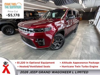 New  2026 Jeep Grand Wagoneer L LIMITED ALTITUDE 4X4 Sport Utility For Sale Jackson MI