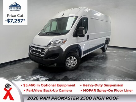 2026 Ram ProMaster PROMASTER 2500 SLT CARGO VAN HIGH ROOF 159' WB Cargo Van