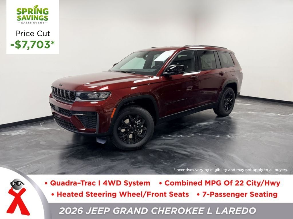 New 2026 Jeep Grand Cherokee L LAREDO ALTITUDE 4X4 Sport Utility