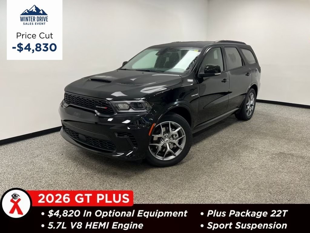 New 2026 Dodge Durango GT PLUS AWD HEMI V8 Sport Utility