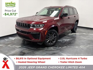 New  2026 Jeep Grand Cherokee LIMITED RESERVE 4X4 Sport Utility For Sale Jackson MI