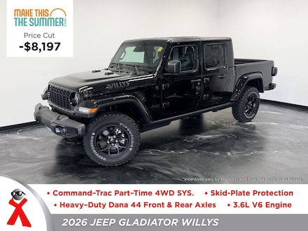 2026 Jeep Gladiator WILLYS 4X4 Pickup