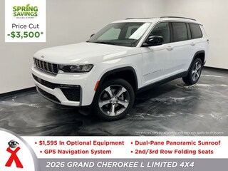 New  2026 Jeep Grand Cherokee L LIMITED 4X4 Sport Utility For Sale Jackson MI