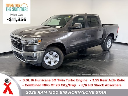 2026 Ram 1500 BIG HORN CREW CAB 4X4 5'7 BOX Pickup