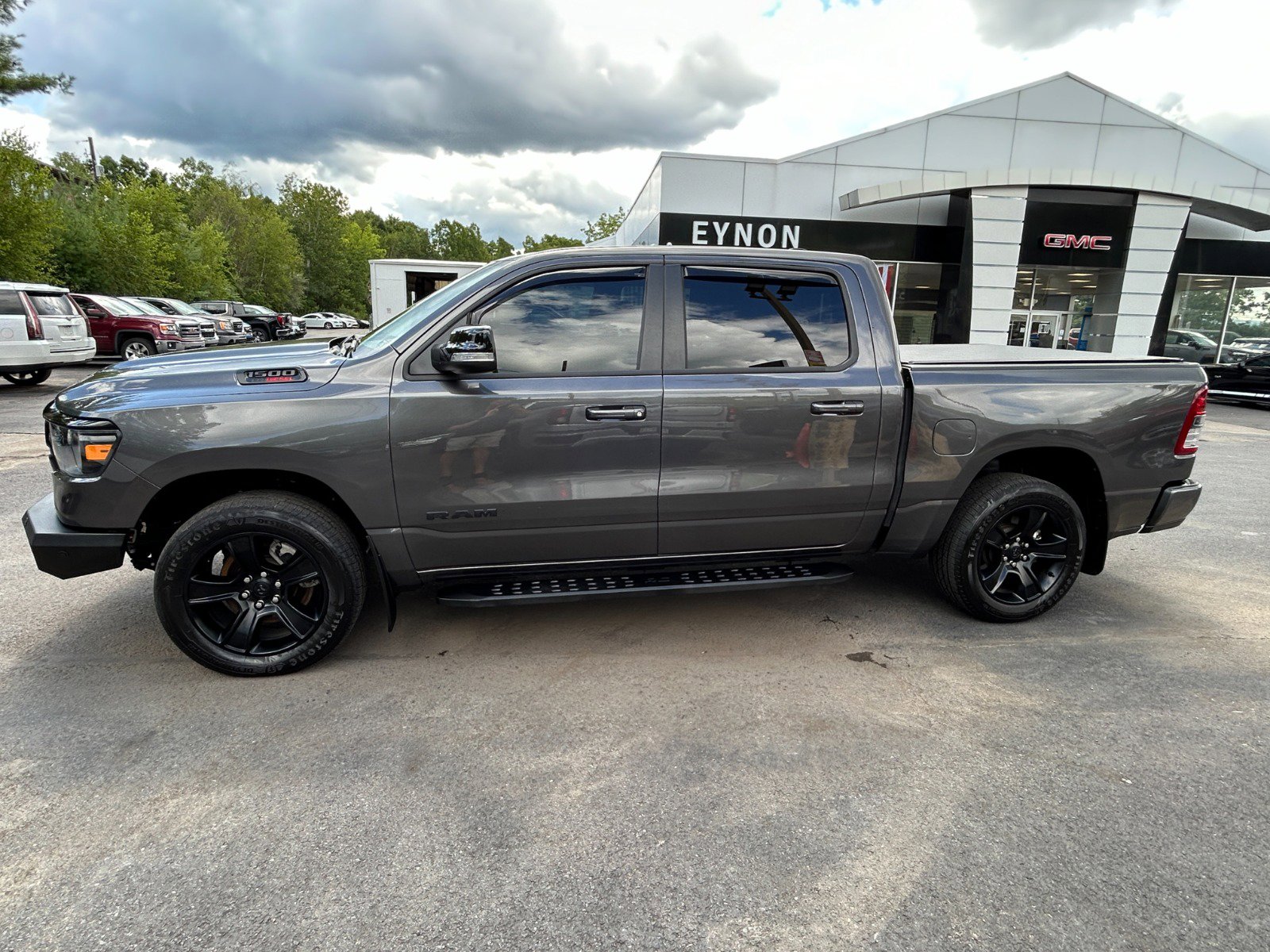 Used 2022 RAM Ram 1500 Pickup Big Horn/Lone Star with VIN 1C6SRFFM0NN374721 for sale in Olyphant, PA