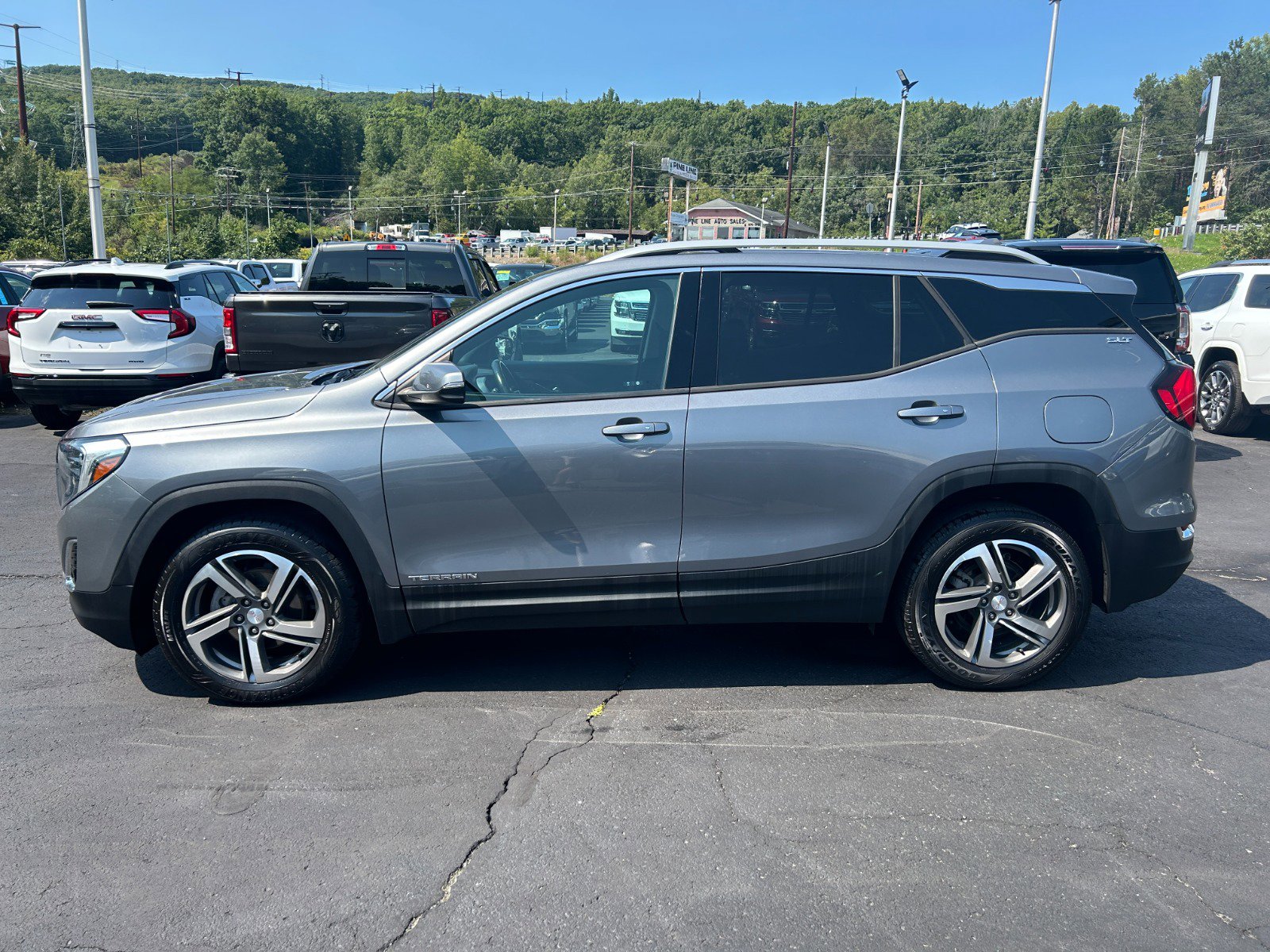 Used 2020 GMC Terrain SLT with VIN 3GKALVEV7LL248318 for sale in Olyphant, PA