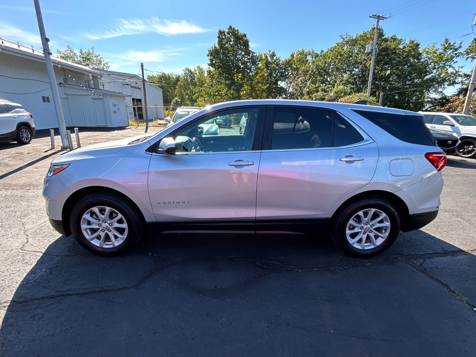 Used 2021 Chevrolet Equinox LT with VIN 3GNAXUEV0MS153897 for sale in Olyphant, PA