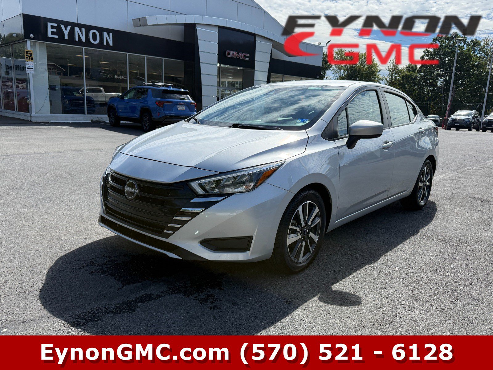 Used 2025 Nissan Versa Sedan SV with VIN 3N1CN8EV2SL832384 for sale in Olyphant, PA