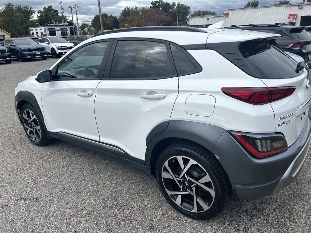 Used 2022 Hyundai Kona Limited with VIN KM8K5CA32NU928604 for sale in Keene, NH