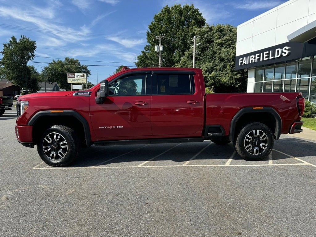 Used 2021 GMC Sierra 3500HD AT4 with VIN 1GT49VEY8MF237762 for sale in Keene, NH