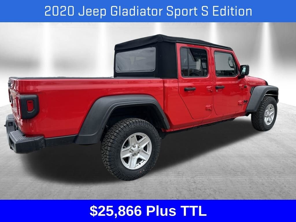 Used 2020 Jeep Gladiator Sport S 4x4 Truck