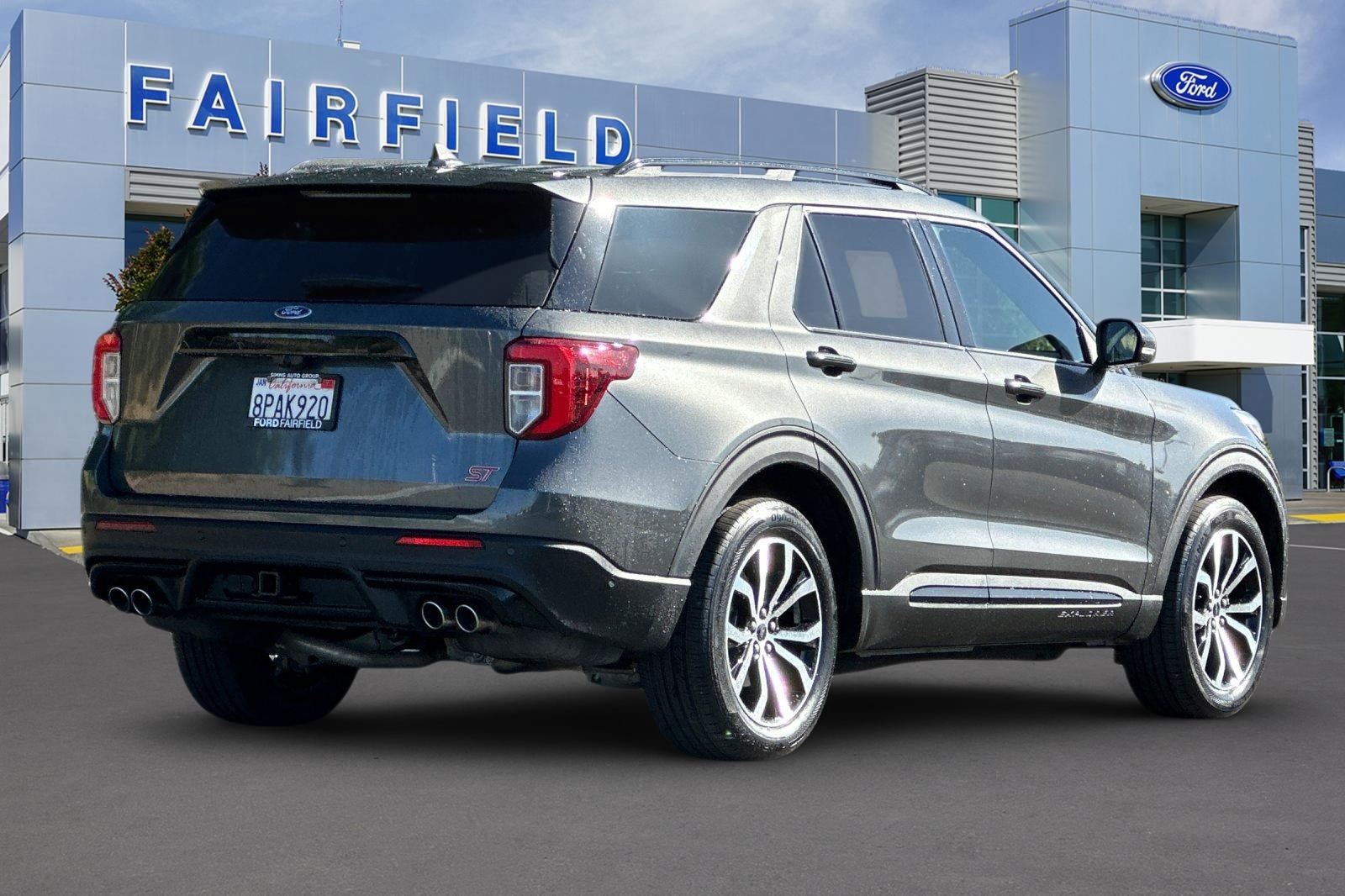 Used 2020 Ford Explorer ST with VIN 1FM5K8GC1LGB29838 for sale in Fairfield, CA