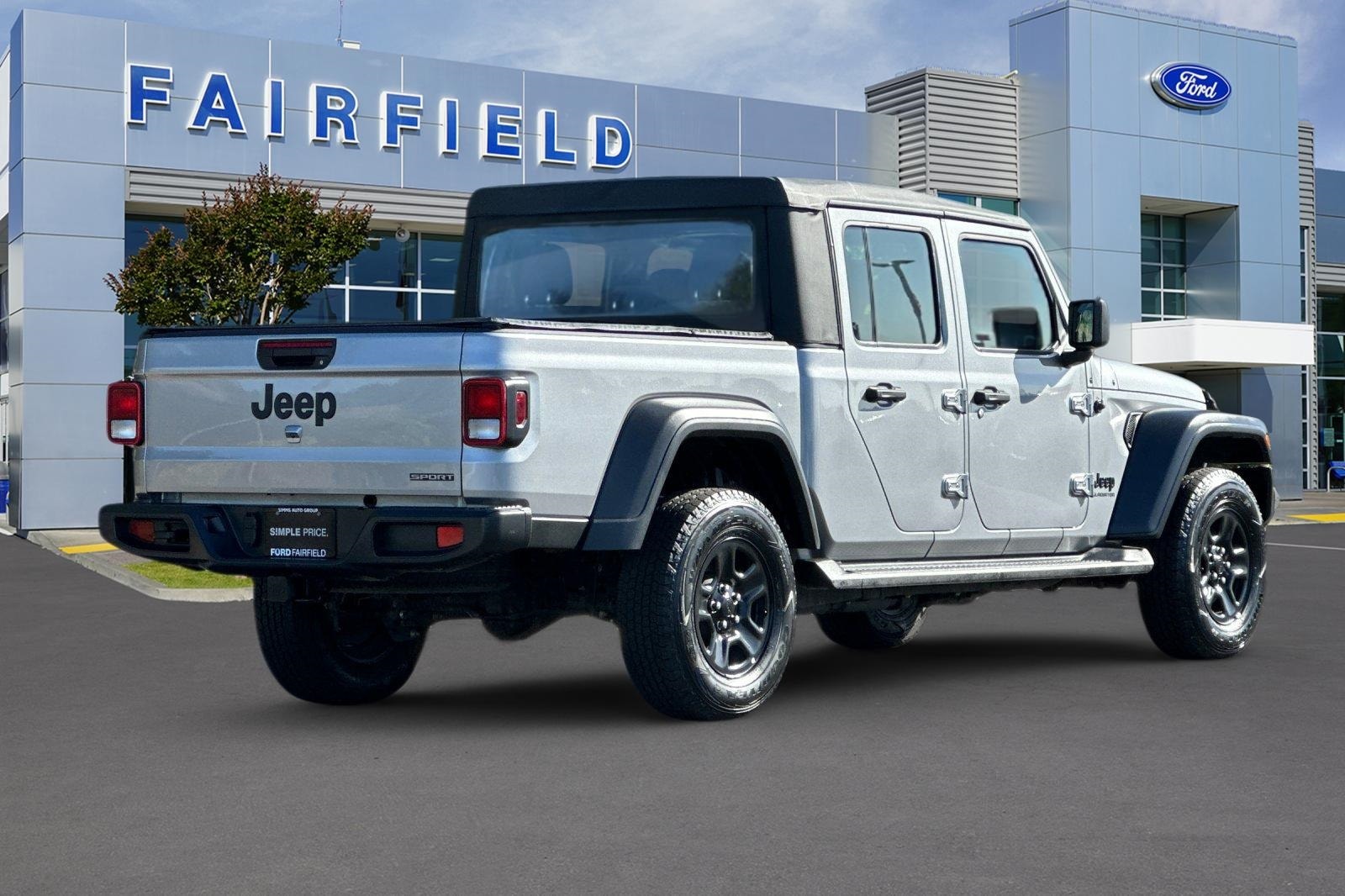 Used 2020 Jeep Gladiator Sport with VIN 1C6HJTAG9LL183308 for sale in Fairfield, CA