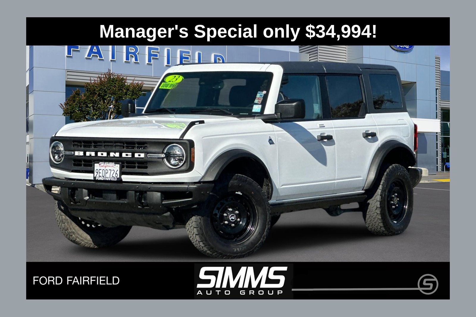2023 Ford Bronco 4-Door