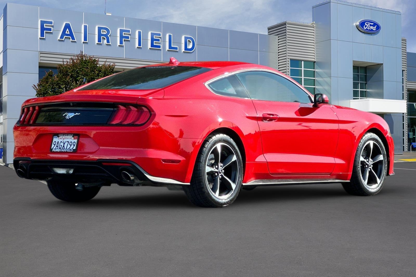 Certified 2022 Ford Mustang EcoBoost with VIN 1FA6P8TH5N5109771 for sale in Fairfield, CA
