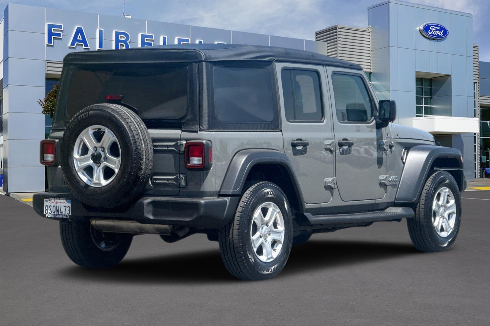 Used 2020 Jeep Wrangler Unlimited Sport S with VIN 1C4HJXDN9LW345978 for sale in Fairfield, CA