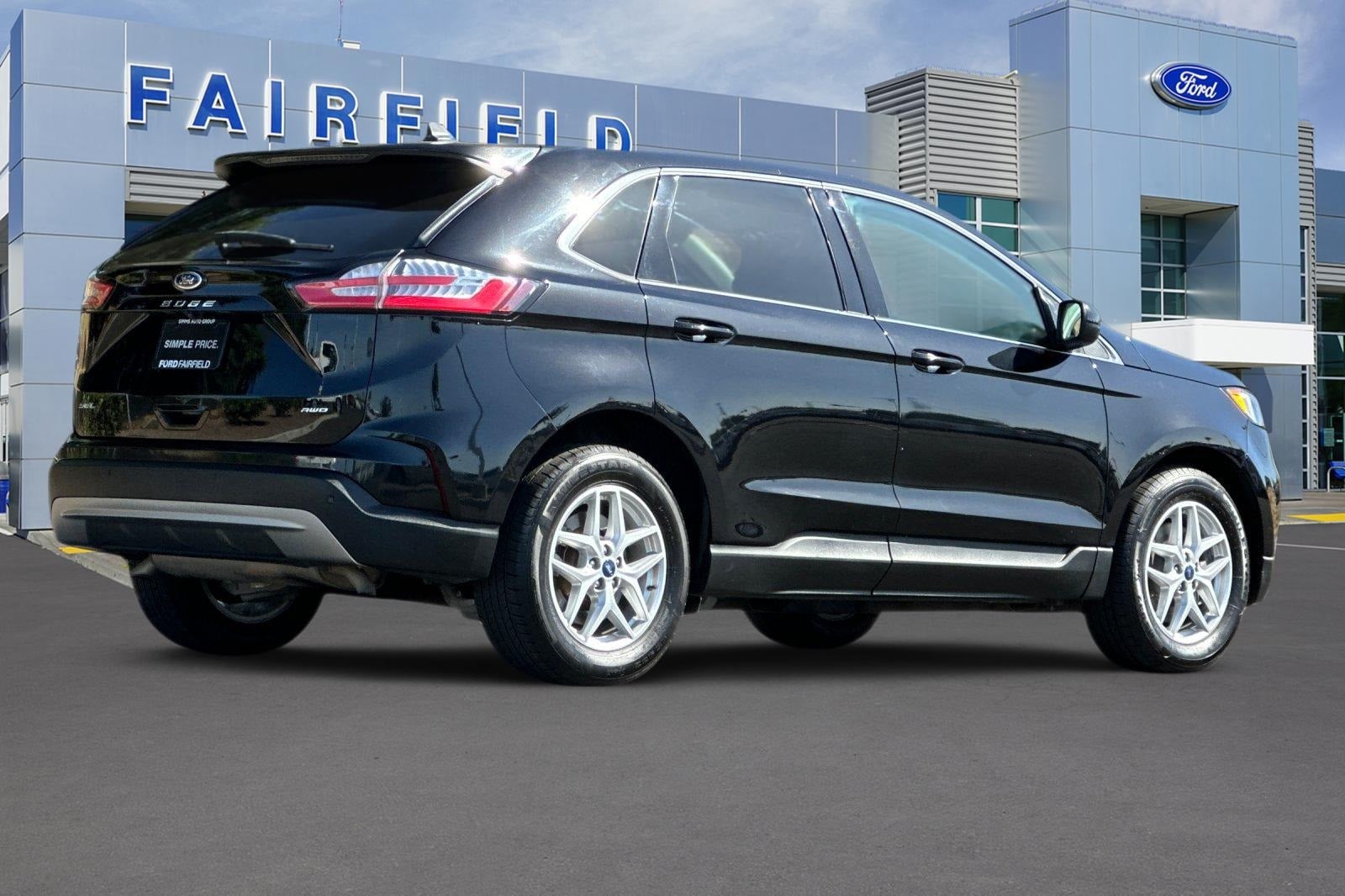 Certified 2022 Ford Edge SEL with VIN 2FMPK4J98NBA53611 for sale in Fairfield, CA