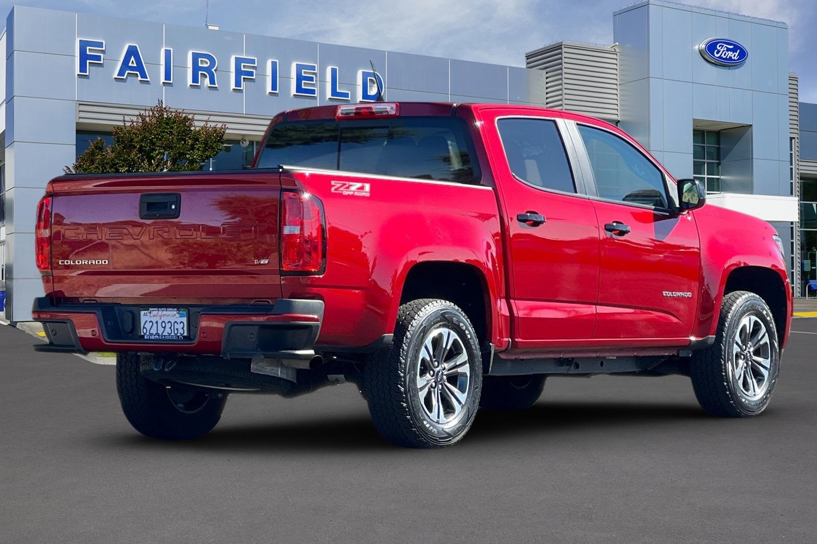 Certified 2021 Chevrolet Colorado Z71 with VIN 1GCGTDEN3M1276738 for sale in Fairfield, CA