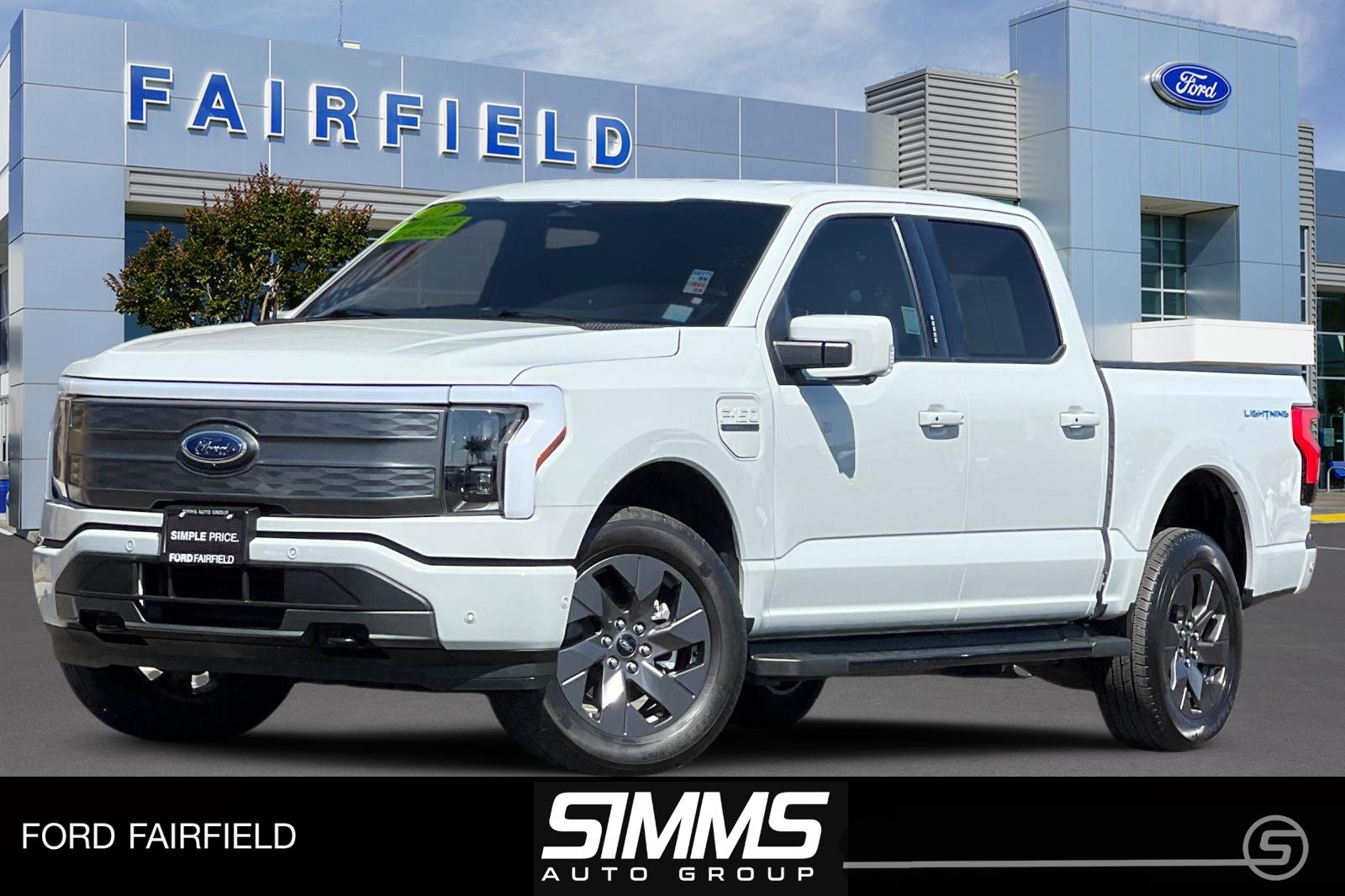 Certified 2023 Ford F-150 Lightning Lariat with VIN 1FTVW1EL6PWG05502 for sale in Fairfield, CA
