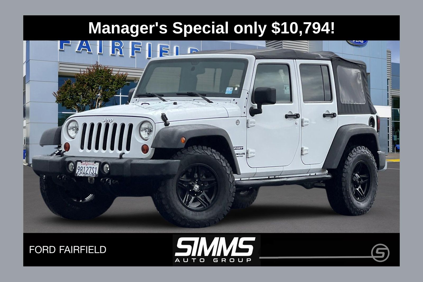 2012 Jeep Wrangler Unlimited Sport's photo