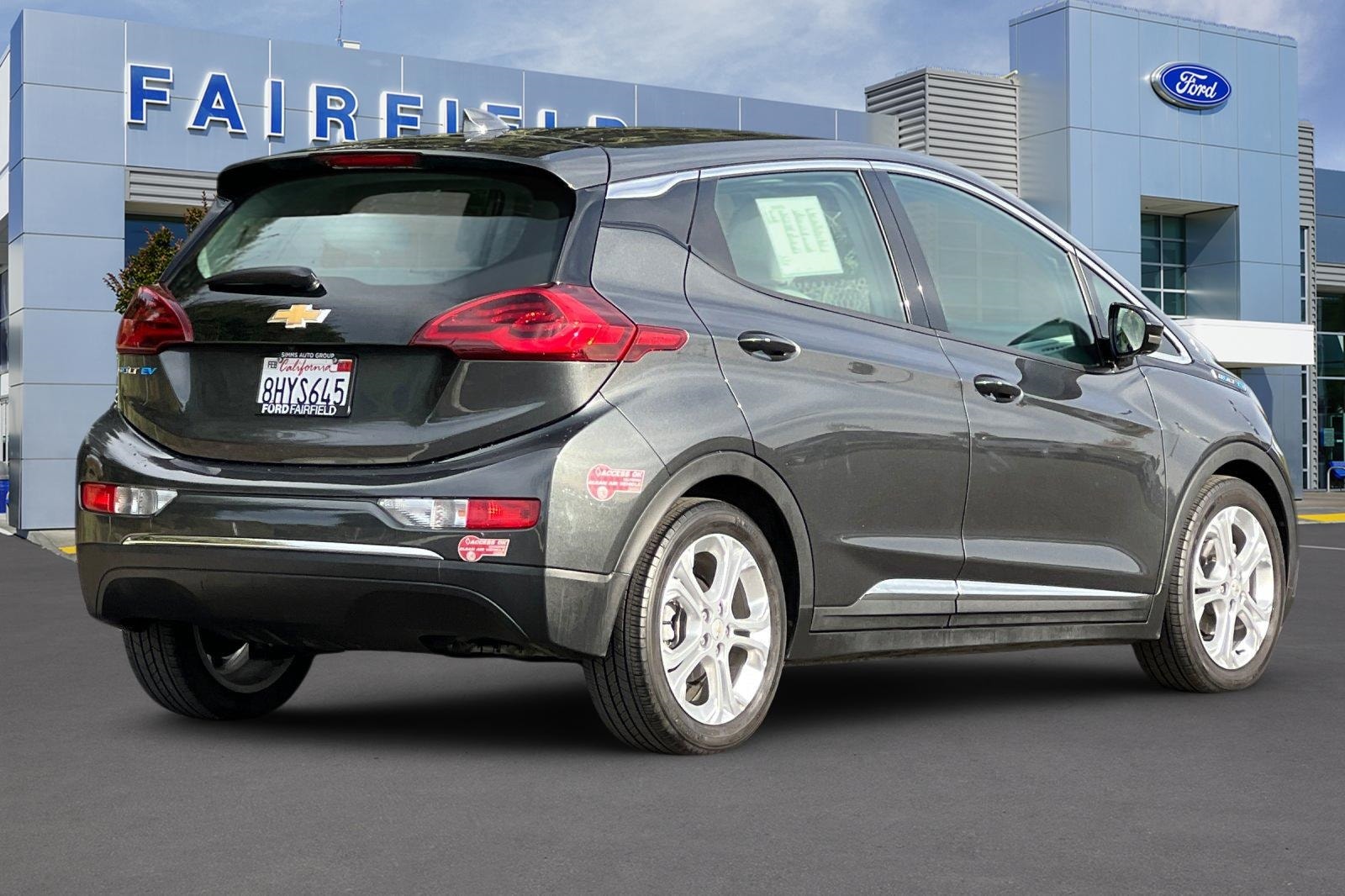 Used 2019 Chevrolet Bolt EV LT with VIN 1G1FY6S09K4107152 for sale in Fairfield, CA