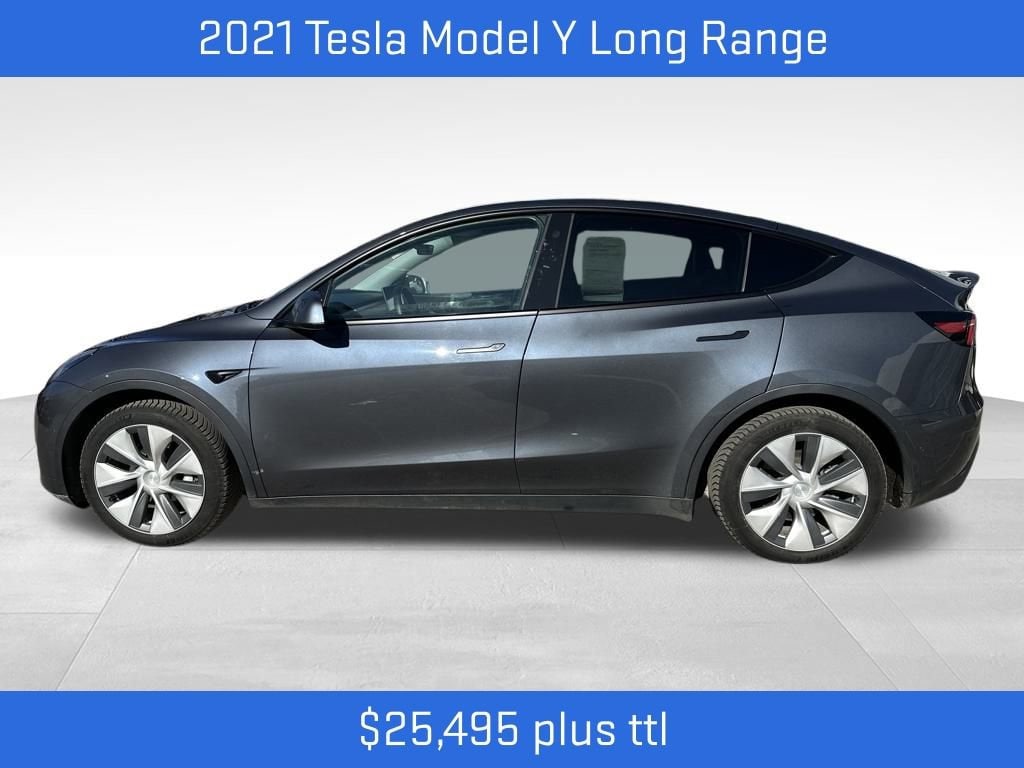 Used 2021 Tesla Model Y Long Range with VIN 5YJYGDEE8MF106827 for sale in Keene, NH