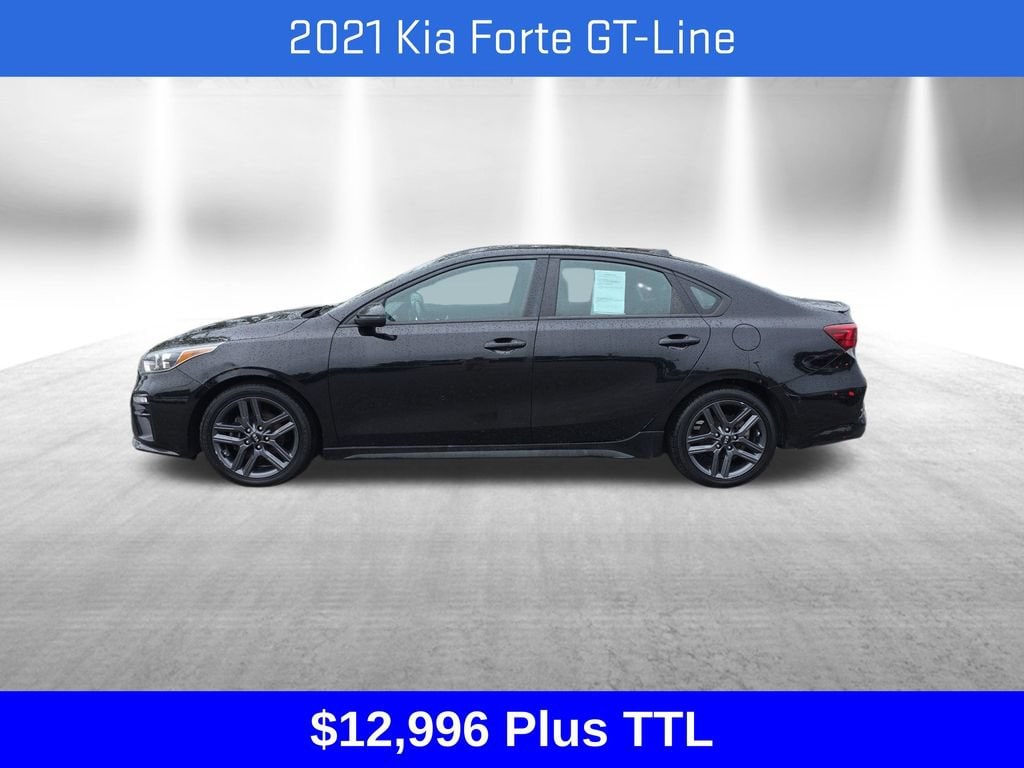 Used 2021 Kia Forte GT-Line with VIN 3KPF34AD5ME313794 for sale in Keene, NH