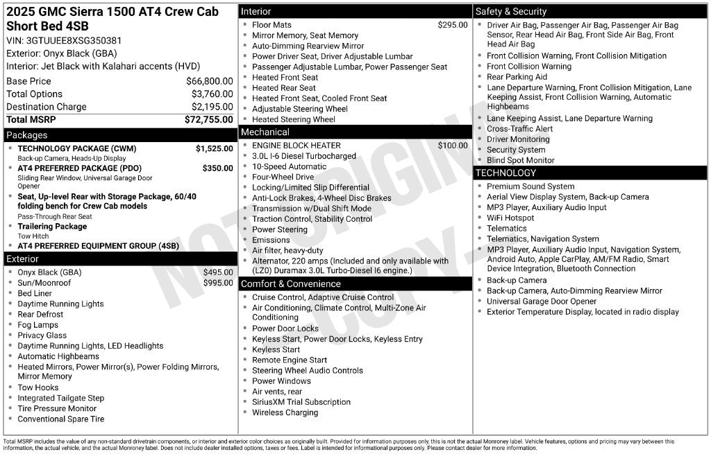 2025 GMC Sierra 1500 AT4 - Photo 34