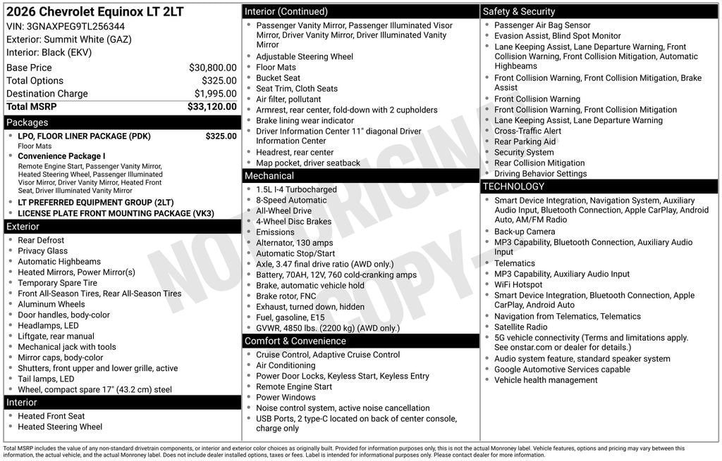 2026 Chevrolet Equinox LT - Photo 29