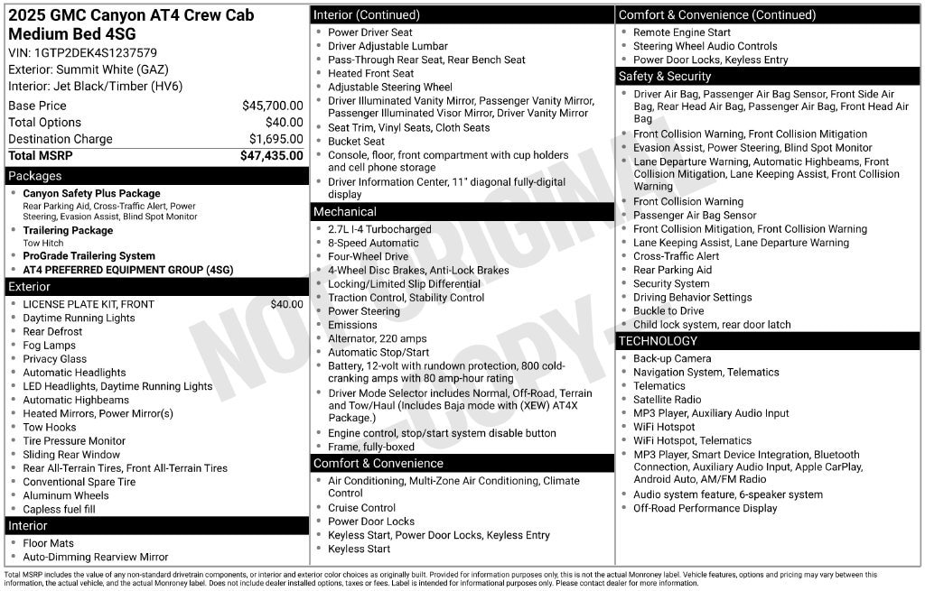 2025 GMC Canyon AT4 - Photo 29