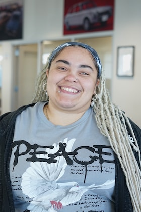 Staff member Deniese Brown from f85c35a27424