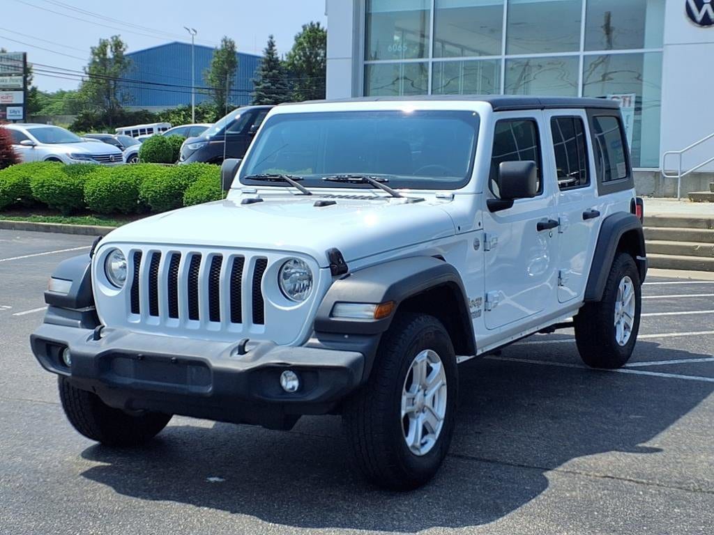 Used 2019 Jeep Wrangler Unlimited Sport S with VIN 1C4HJXDN7KW594536 for sale in Fairfield, OH