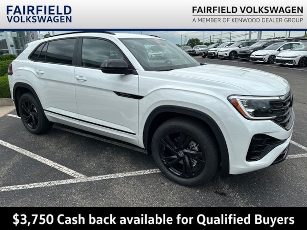 New 2026 Volkswagen Atlas Cross Sport 2.0T SEL R-Line Black SUV