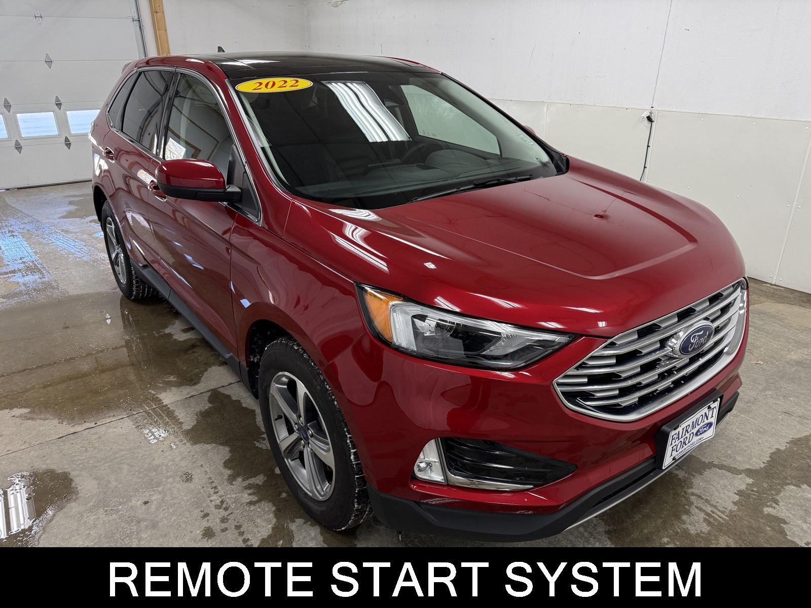 Used 2022 Ford Edge SEL with VIN 2FMPK4J90NBB17284 for sale in Fairmont, Minnesota