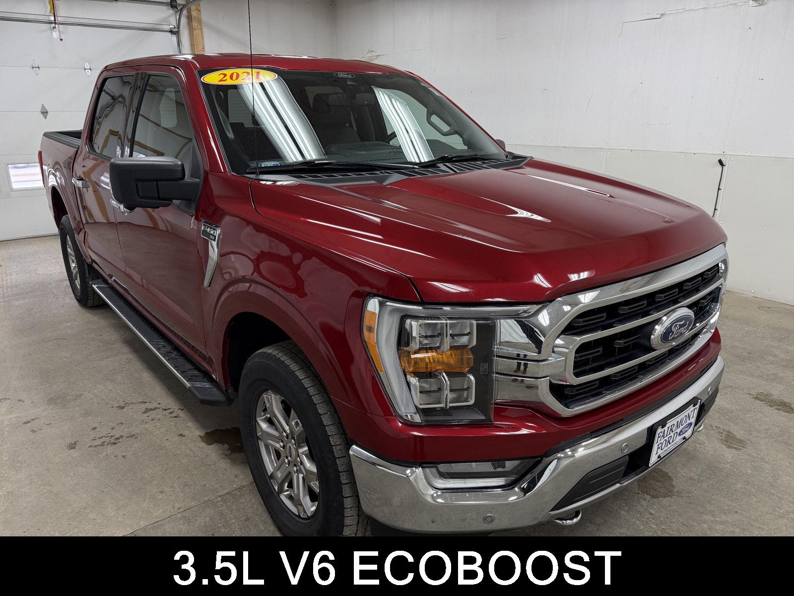 Used 2021 Ford F-150 XLT with VIN 1FTFW1E82MKD89697 for sale in Fairmont, Minnesota