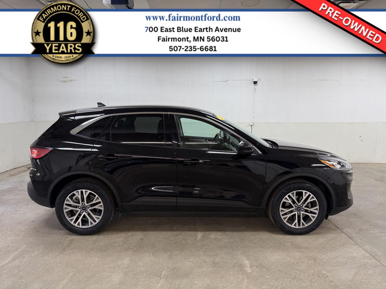 Used 2022 Ford Escape SEL with VIN 1FMCU9H68NUB35785 for sale in Fairmont, Minnesota