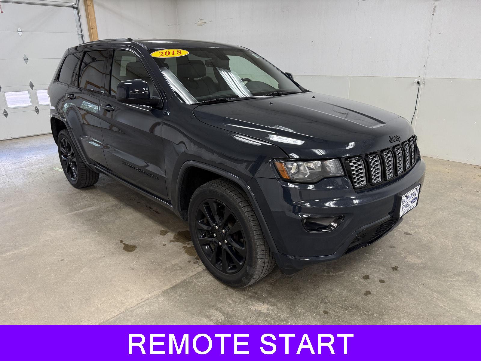 Used 2018 Jeep Grand Cherokee Altitude with VIN 1C4RJFAG9JC171123 for sale in Fairmont, Minnesota