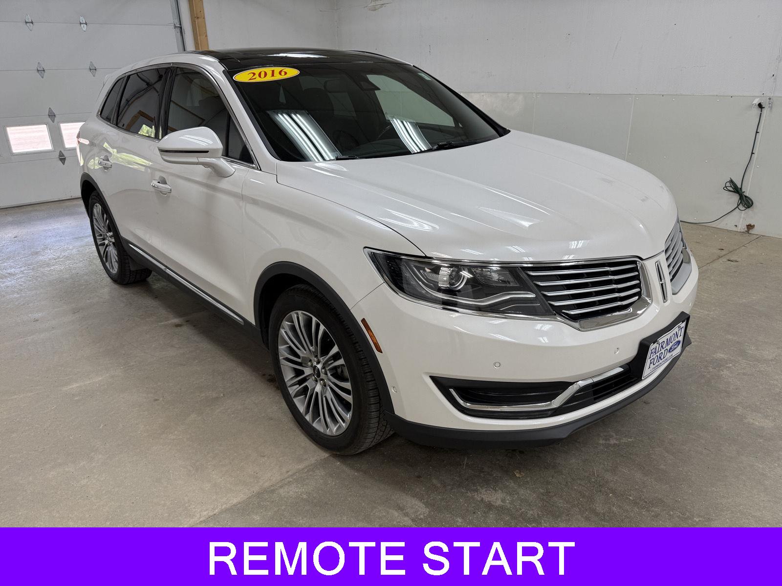Used 2016 Lincoln MKX Reserve with VIN 2LMTJ8LRXGBL27663 for sale in Fairmont, Minnesota