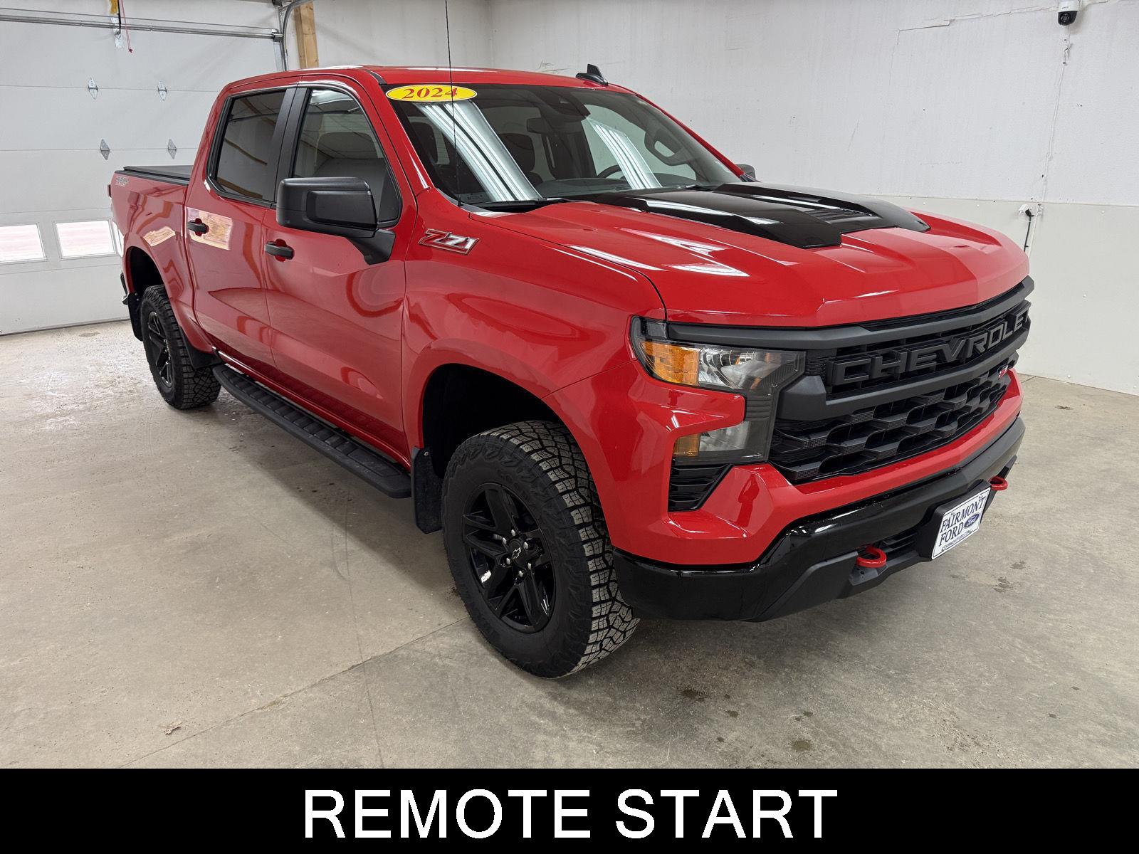 Used 2024 Chevrolet Silverado 1500 Custom with VIN 3GCUDCED6RG342502 for sale in Fairmont, Minnesota