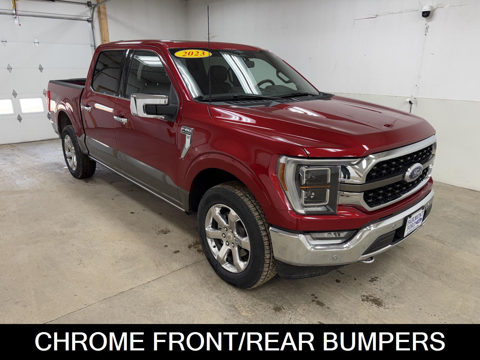 Used 2023 Ford F-150 King Ranch with VIN 1FTFW1E8XPFC34733 for sale in Fairmont, Minnesota