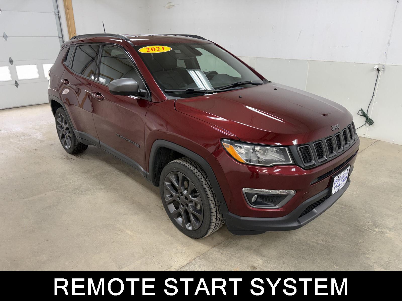 Used 2021 Jeep Compass 80th Spec. Edition with VIN 3C4NJDEB4MT553795 for sale in Fairmont, Minnesota