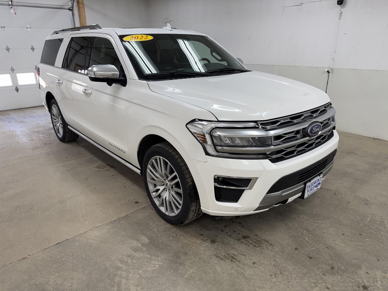 Used 2022 Ford Expedition Platinum with VIN 1FMJK1MT6NEA64252 for sale in Fairmont, Minnesota