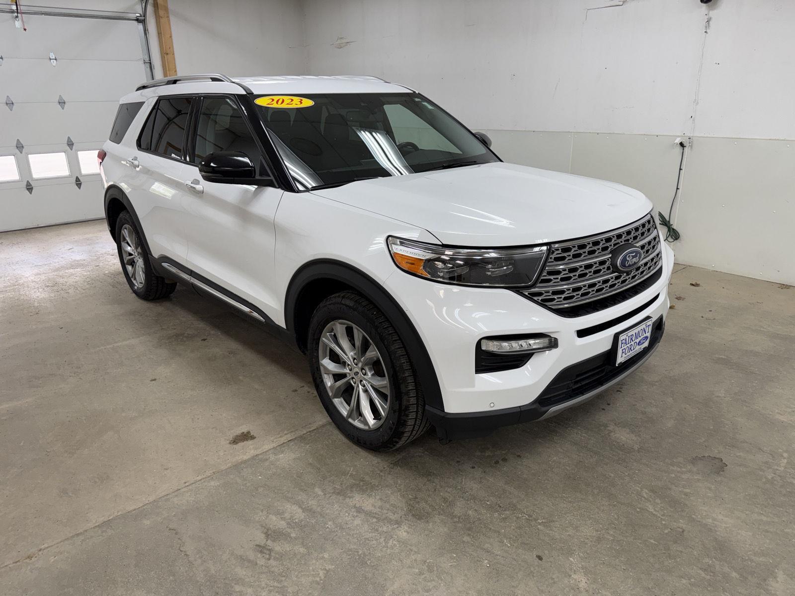 Used 2023 Ford Explorer Limited with VIN 1FMSK8FH9PGB67842 for sale in Fairmont, Minnesota